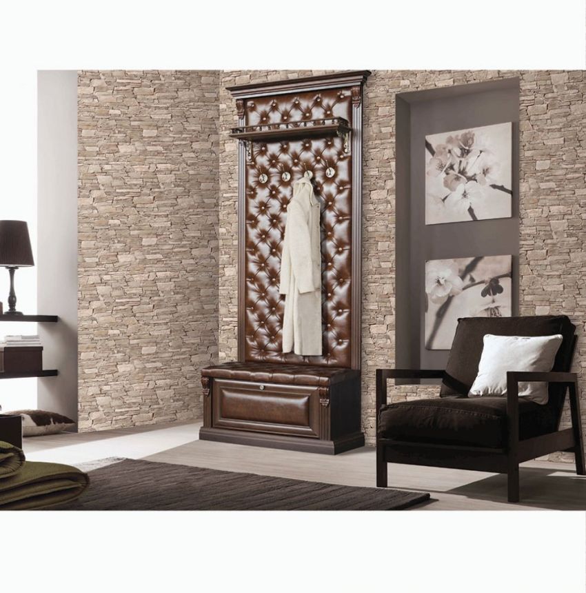 Vinyl washable wallpaper stones, 540105, Vavex 2020