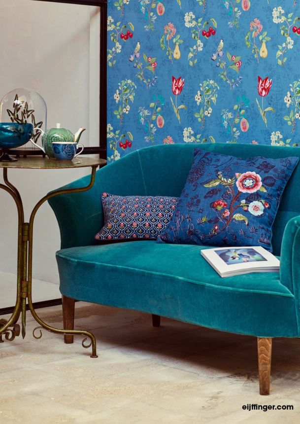 Wallpaper with flowers and birds 375025, Pip Studio 4, Eijffinger