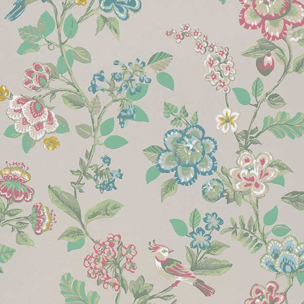 Wallpaper with flowers, twigs, birds  375060, Pip Studio 4, Eijffinger