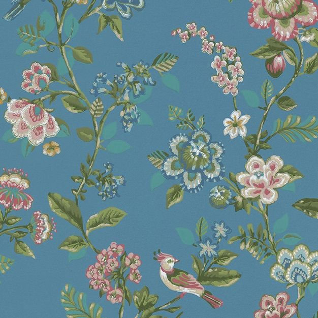 Wallpaper with birds and flowers 375066, Pip Studio 4, Eijffinger