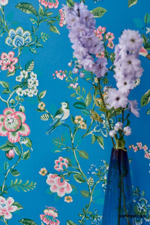 Wallpaper with birds and flowers 375066, Pip Studio 4, Eijffinger