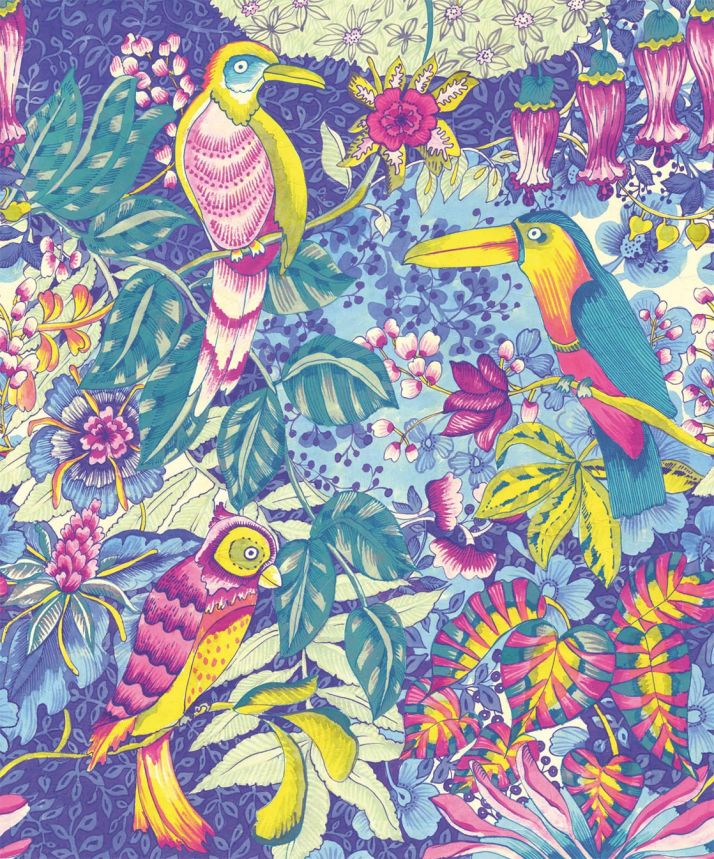 Colorful wall mural with birds 364122, Wallpower Junior, Eijffinger