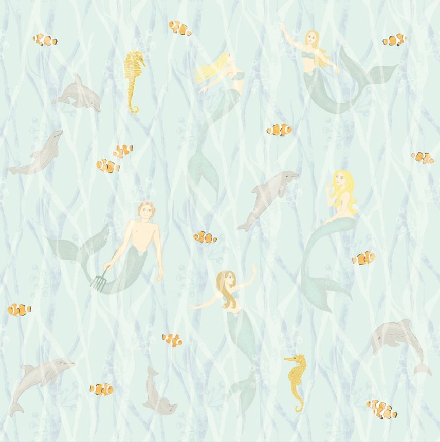 Wall mural Dolphins, mermaids 364149, Wallpower Junior, Eijffinger