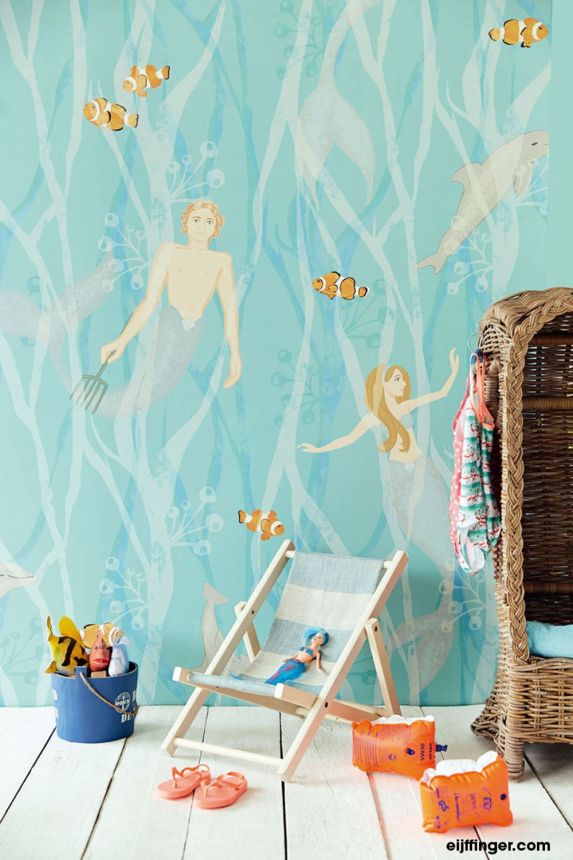 Wall mural Dolphins, mermaids 364149, Wallpower Junior, Eijffinger