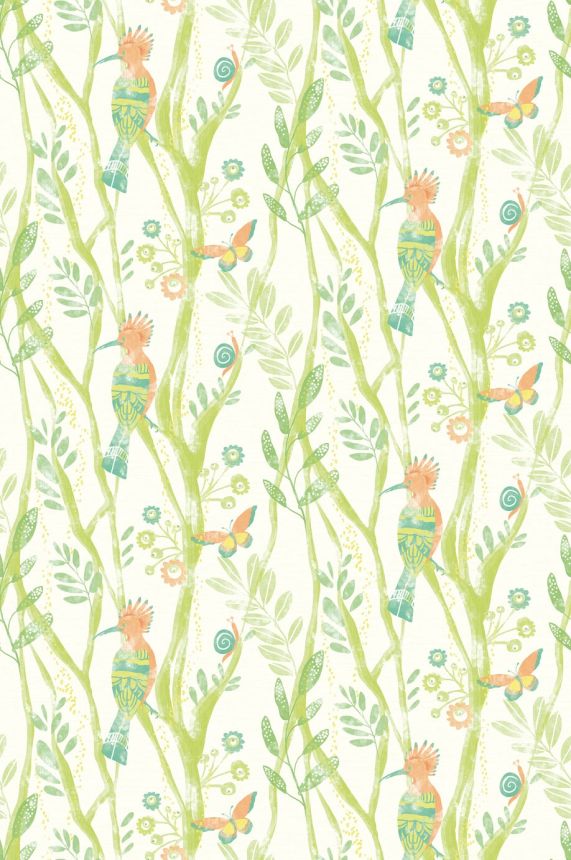 Children's wall mural with birds and butterflies 364152, Wallpower Junior, Eijffinger