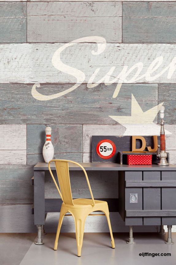 Non-woven wall mural Wood, planks 364200, Wallpower Junior, Eijffinger