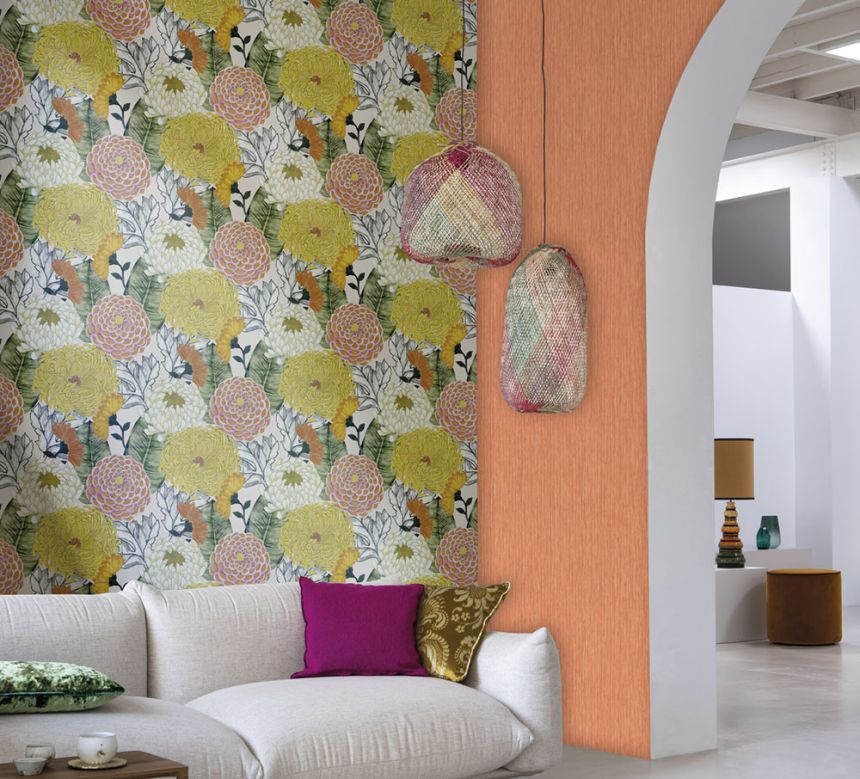 Wallpaper with big flowers BR24031, Breeze, Decoprint