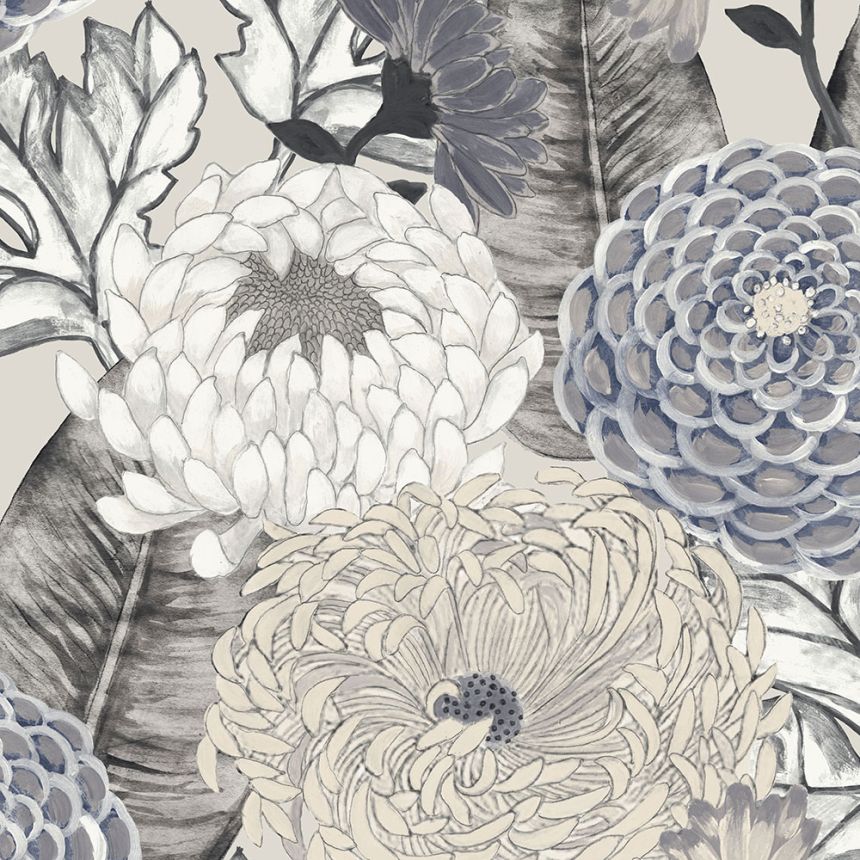 Floral wallpaper BR24032, Breeze, Decoprint