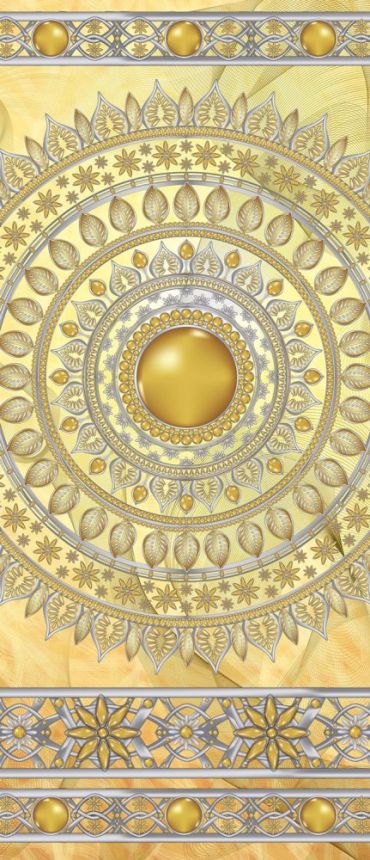 Non-woven photo mural wallpaper for doors Mandala  33108, 91 x 211 cm, Photomurals, Vavex