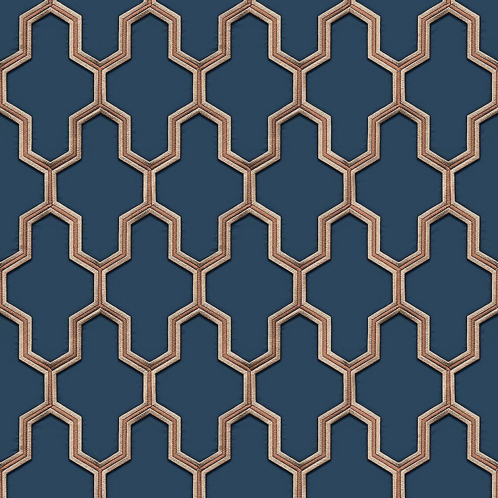 Luxury wallpaper geometric wallpaper WF121027, Wall Fabric, ID Design