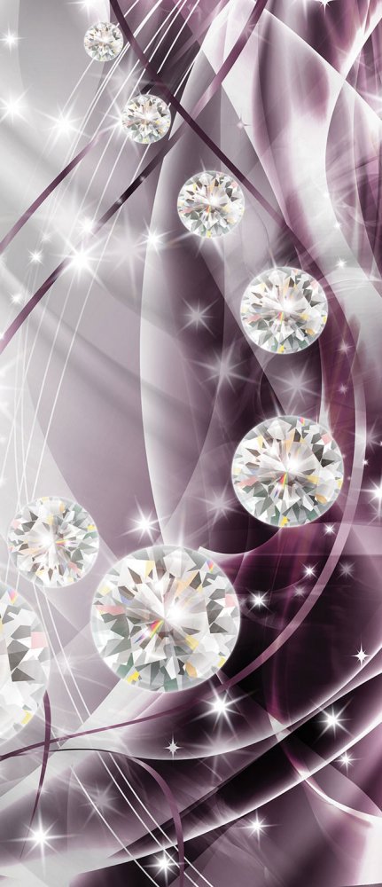 Non-woven photo mural wallpaper for doors Diamonds 33105, Photomurals, Vavex