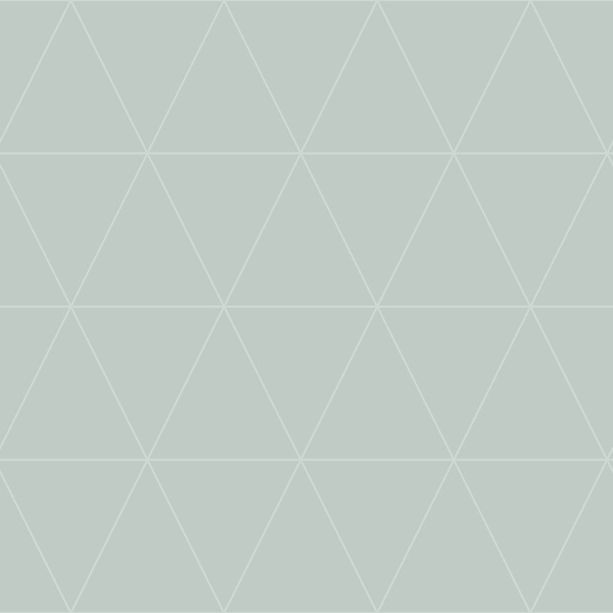 Metallic green wallpaper with triangles 347745, City Chic, Origin 