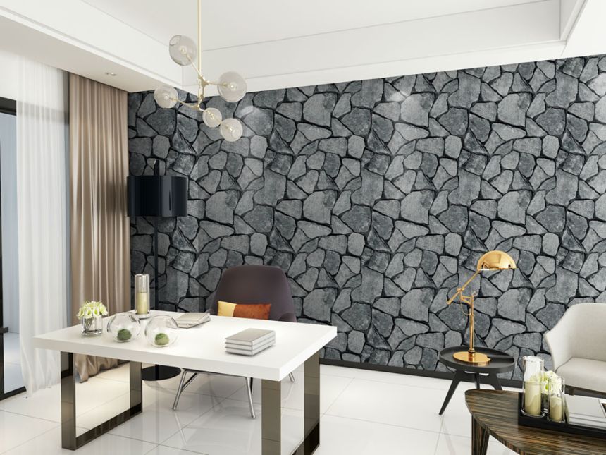 Washable stone wallpaper, stone wall imitation, 555252, Old Friends 3, Vavex 2025