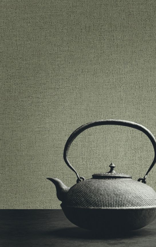 Luxury green wallpaper, fabric imitation 72916, Zen, Emiliana Parati 
