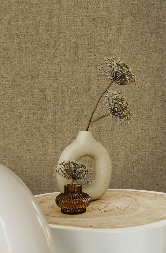 Luxury brown wallpaper, fabric imitation 72917, Zen, Emiliana Parati 