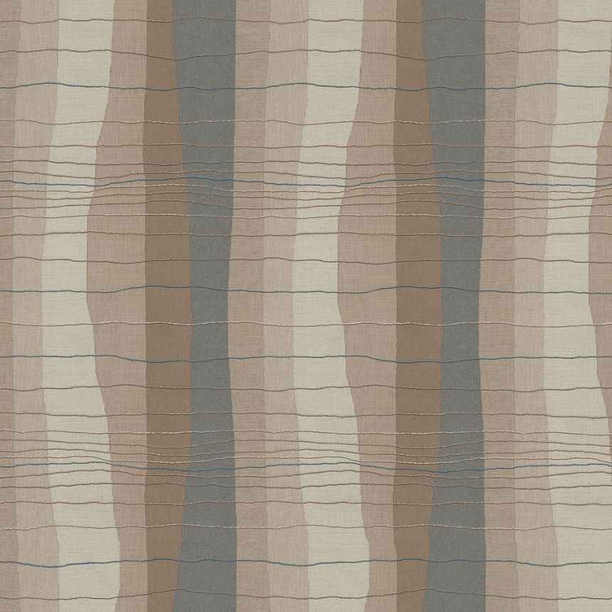 Luxury brown striped wallpaper 72937, Zen, Emiliana Parati 