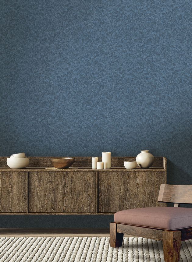 Luxury blue stucco wallpaper 72966, Zen, Emiliana Parati 