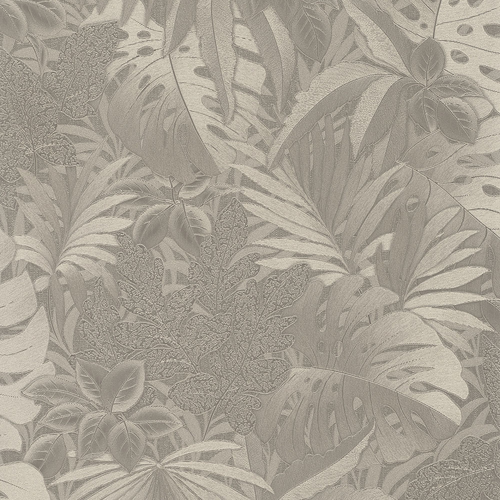 Luxury gold wallpaper with leaves 33303, Botanica, Marburg