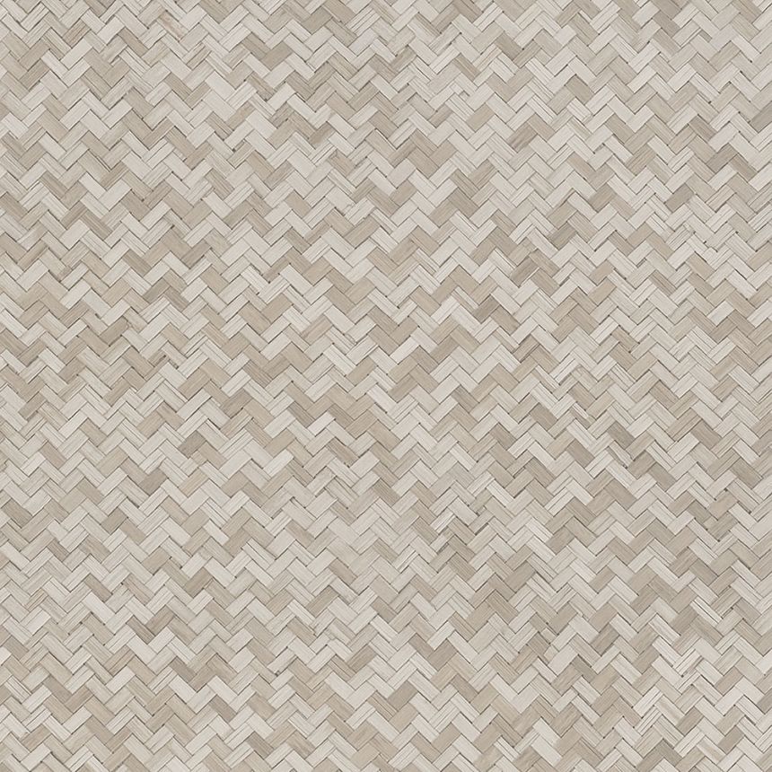 Luxury beige wallpaper, woven bamboo 33309, Botanica, Marburg
