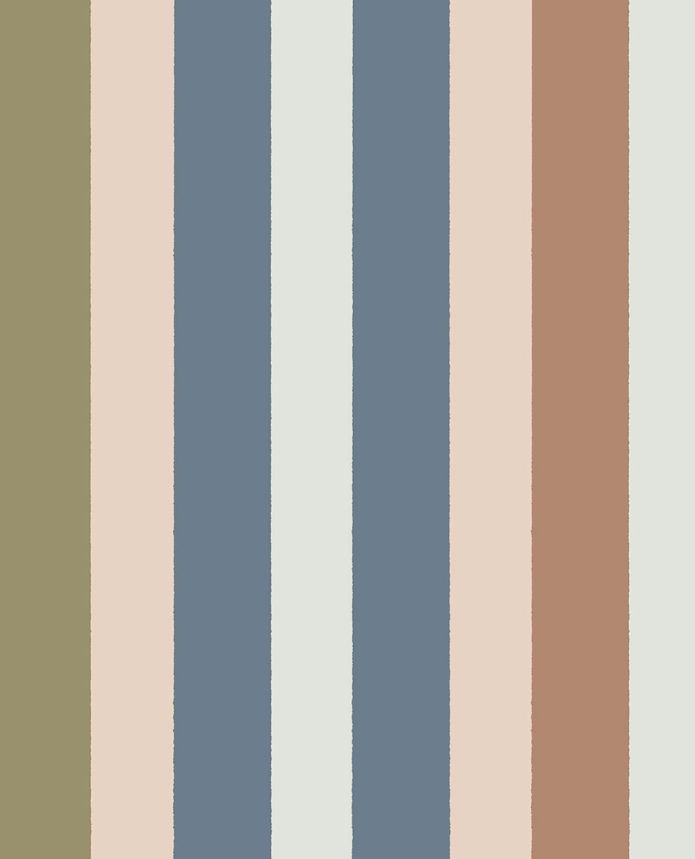 Children's wallpaper with colorful stripes 323053, Explore, Eijffinger