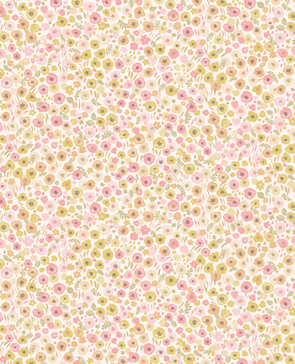 Beige-pink floral wallpaper 323062, Explore, Eijffinger