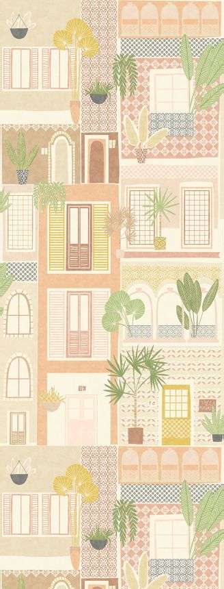 Beige non-woven wall mural 323104, 1,06x2,8m, Explore, Eijffinger