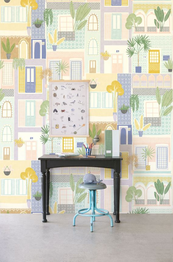 Wall mural with windows 323107  2,12x2,8m Explore Eijffinger