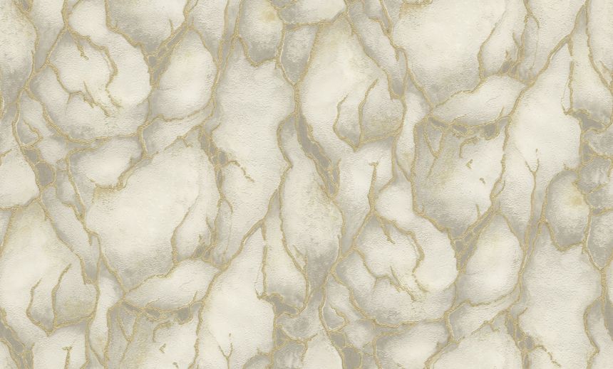 Luxury cream-gold non-woven wallpaper, stone imitation, 86031, Valentin Yudashkin 5, Emiliana Parati
