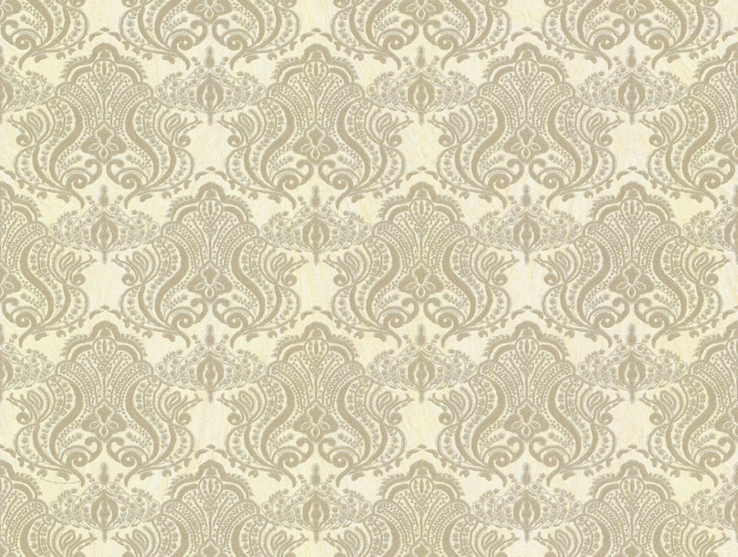 Luxury gold non-woven wallpaper, baroque ornamental pattern, 86076, Valentin Yudashkin 5, Emiliana Parati