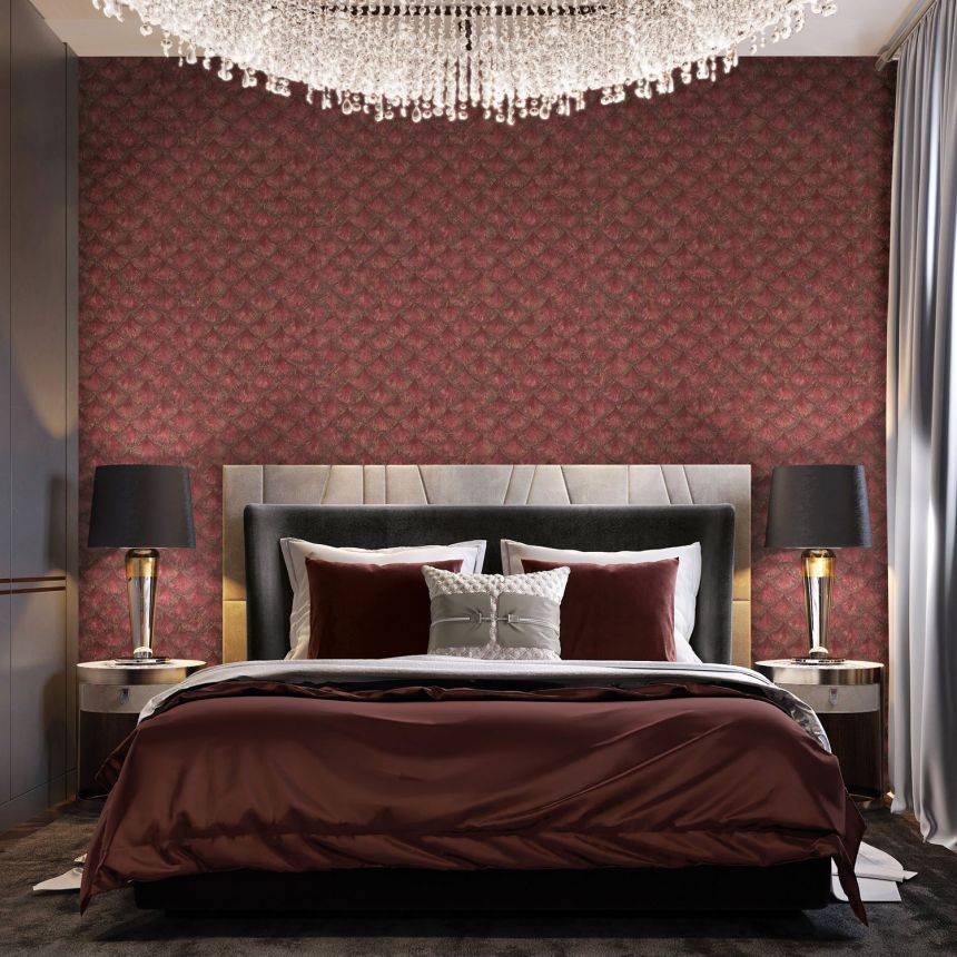 Luxury blue-gold wallpaper with geometric pattern, 86096, Valentin Yudashkin 5, Emiliana Parati