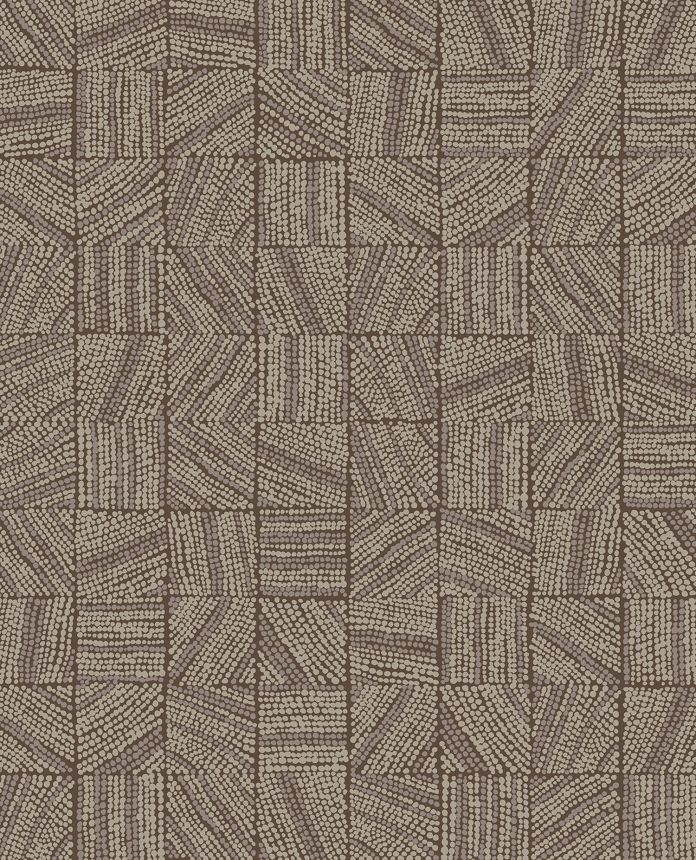 Brown-beige wallpaper, mosaic, 324032, Embrace, Eijffinger