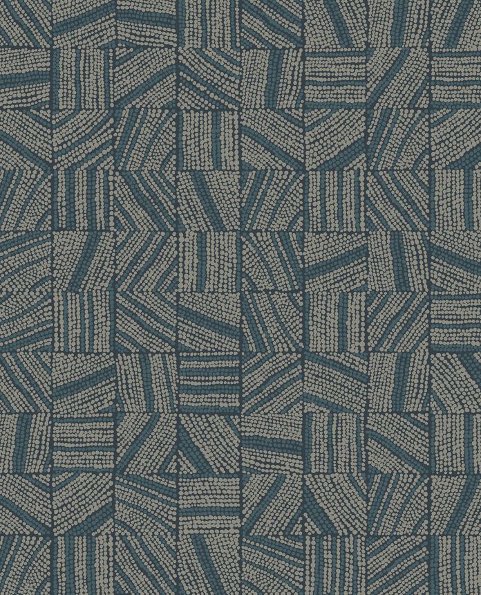 Blue wallpaper, mosaic, 324033, Embrace, Eijffinger
