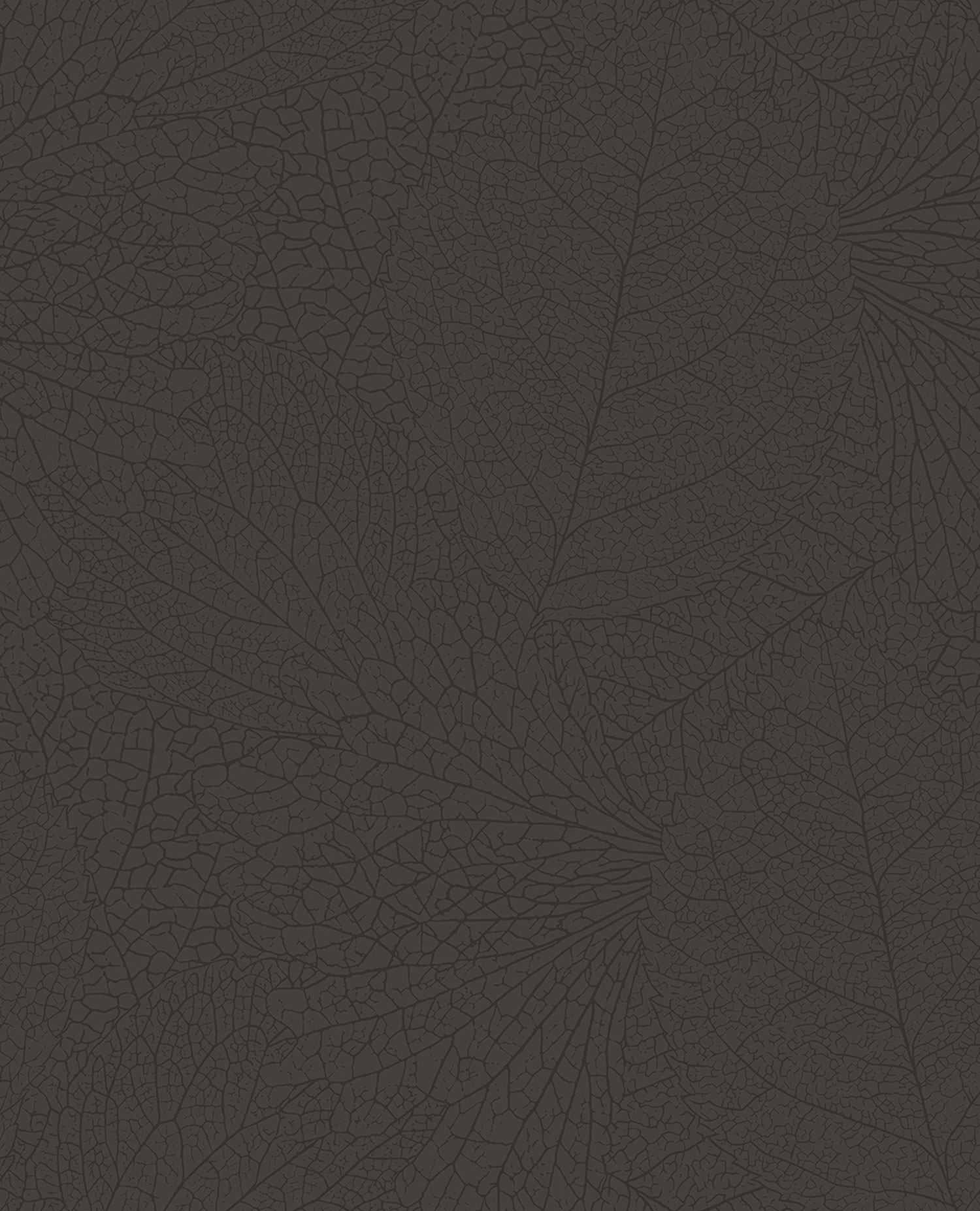 Gray wallpaper, metallic leaves, 324043, Embrace, Eijffinger