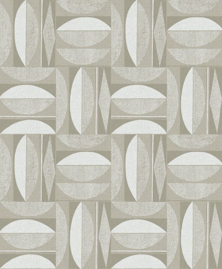 Beige retro wallpaper,  ILA301, Aquila, Khroma by Masureel