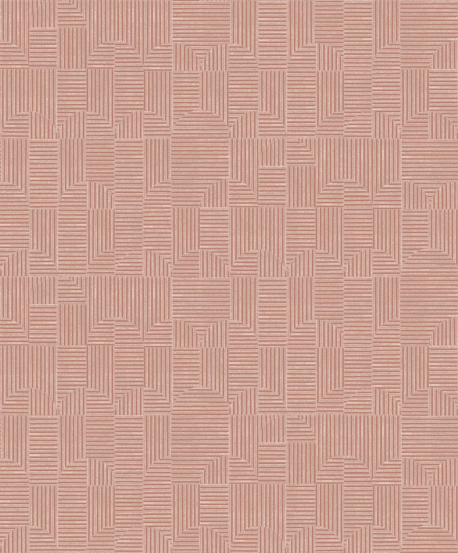 Old pink geometric pattern wallpaper,  ILA403, Aquila, Khroma by Masureel