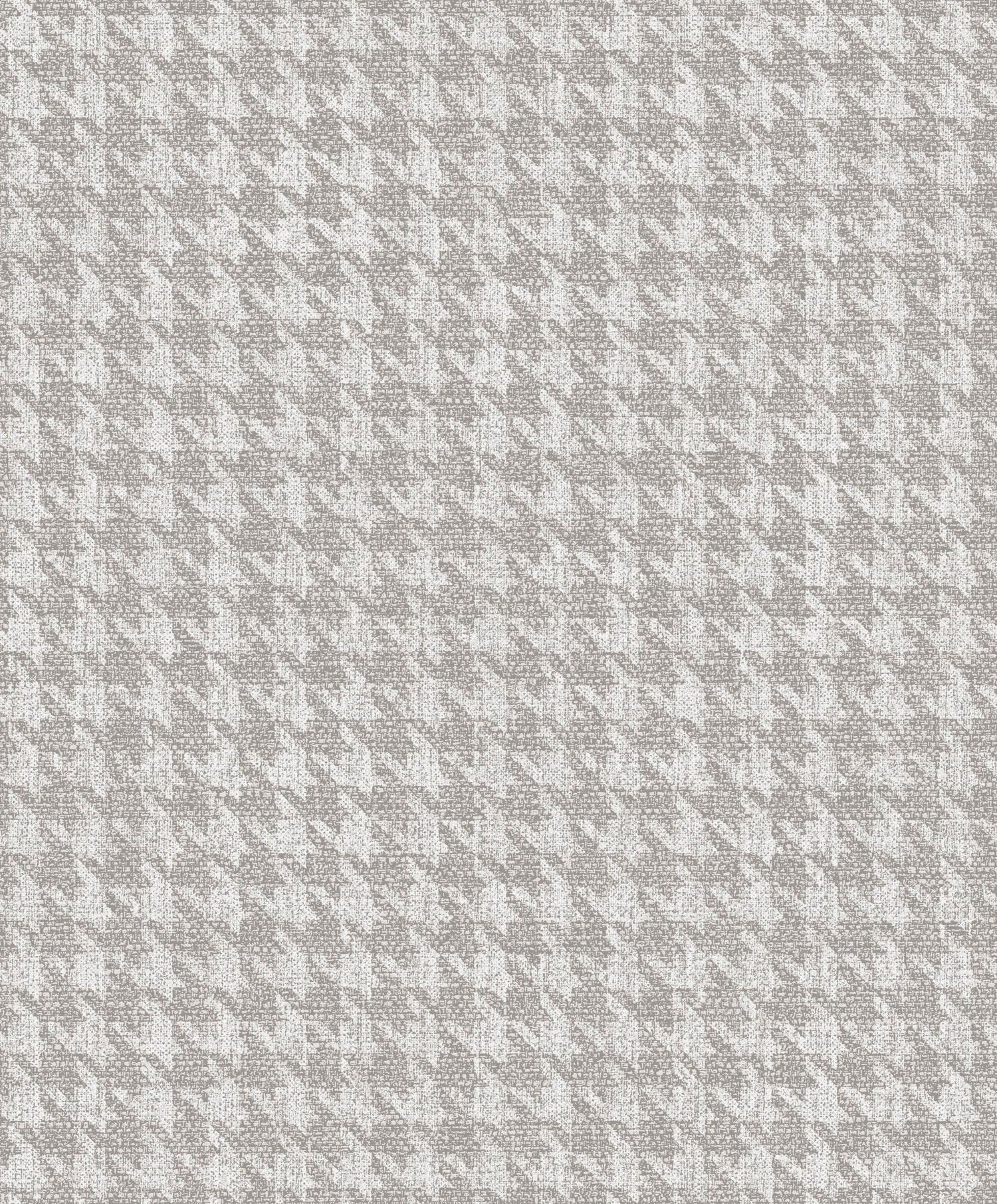 Gray wallpaper, fabric imitation,  rooster foot pattern, ILA505, Aquila, Khroma by Masureel