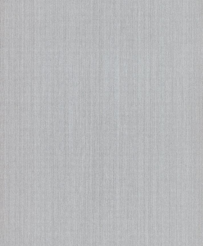 Grey-silver wallpaper, fabric imitation, herringbone pattern, WIL402, Aquila, Khroma by Masureel