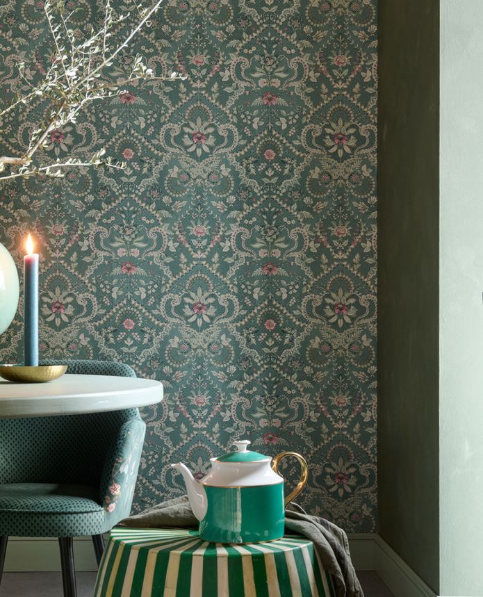 Green baroque wallpaper, 333152 Pip Studio 6, Eijffinger