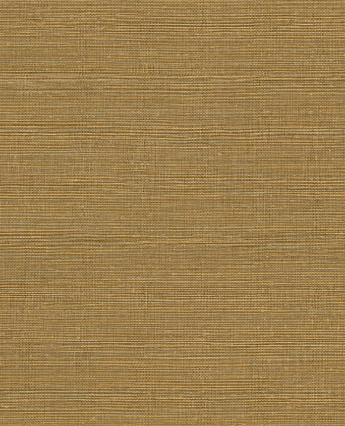 Ochre non-woven wallpaper, fabric imitation, 333281, Unify, Eijffinger
