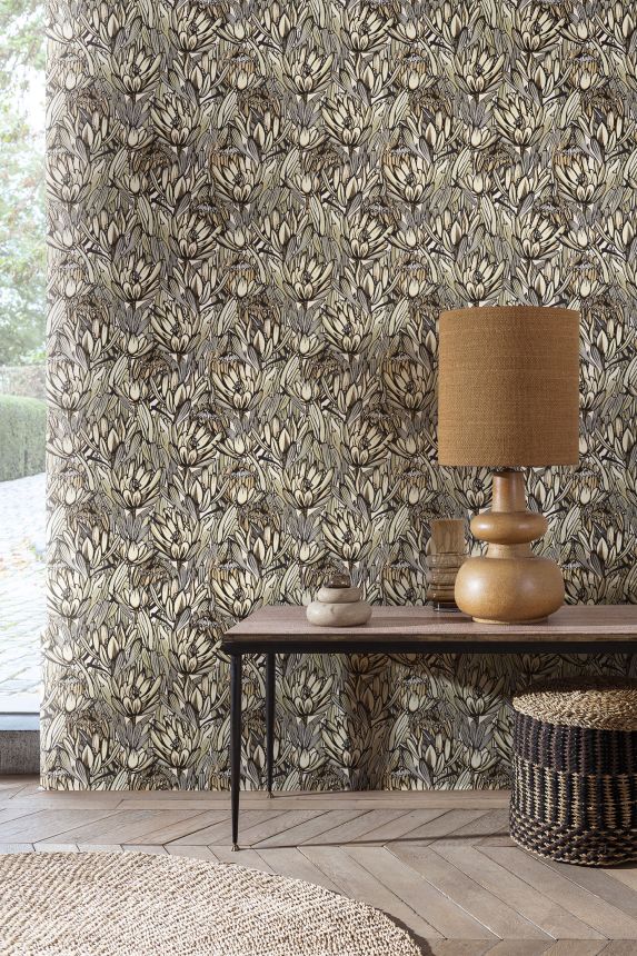 Floral non-woven wallpaper, BA26031, Brazil, Decoprint