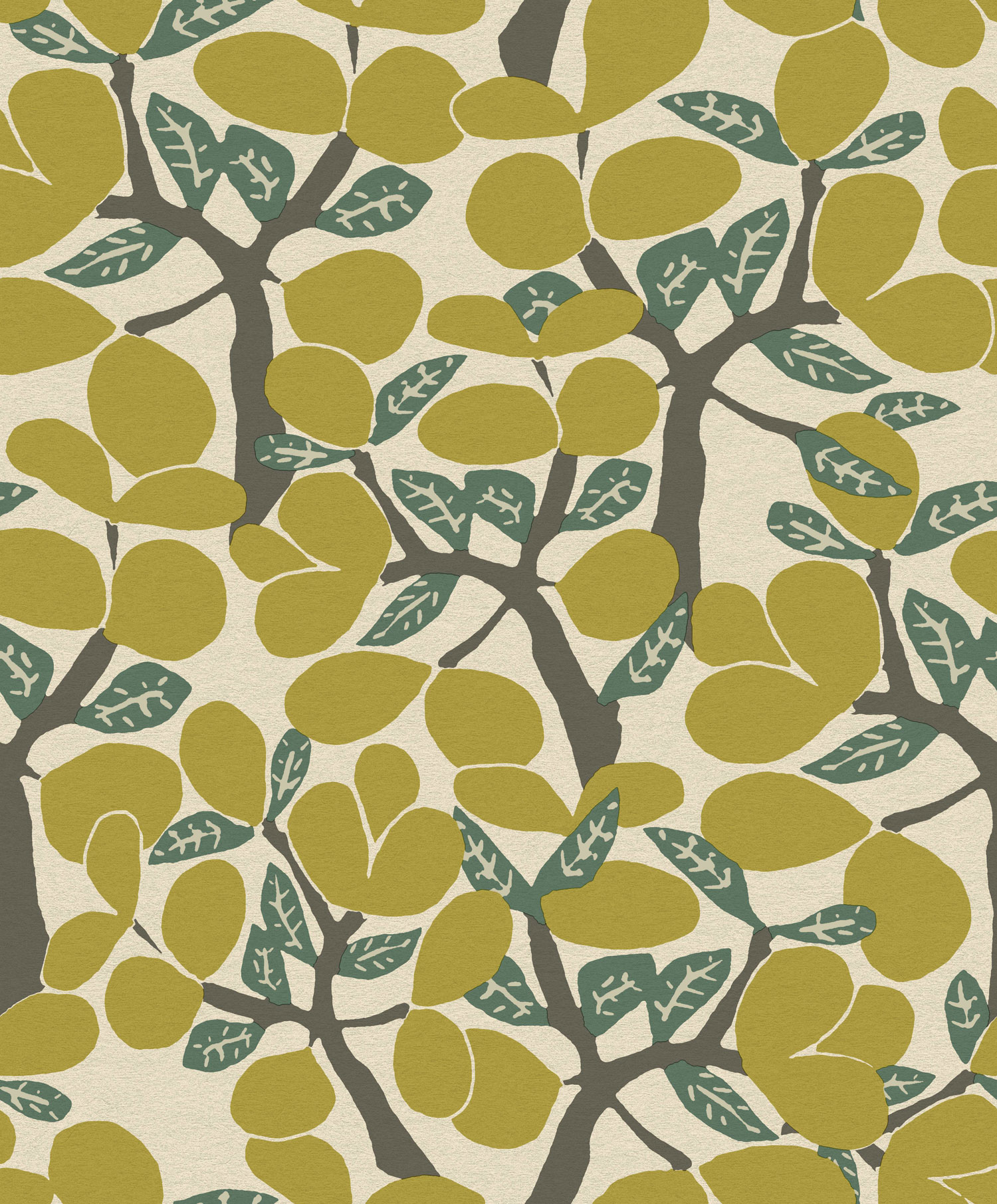 Non-woven wallpaper, twigs, trees, BA26051, Brazil, Decoprint