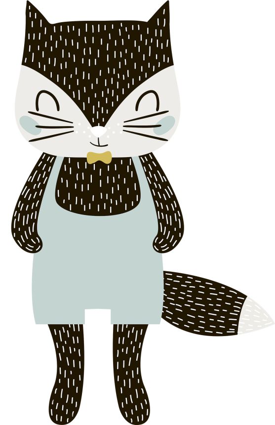 Pre-pasted non-woven wallpaper, decoration Cat, PLC004, Platinum Shapes, Decoprint