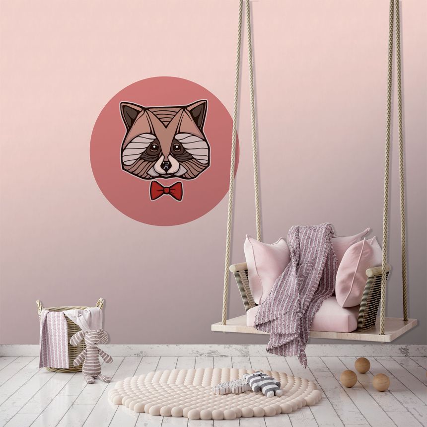 Pre-pasted non-woven wallpaper, Raccoon decoration, PLC006, Platinum Shapes, Decoprint