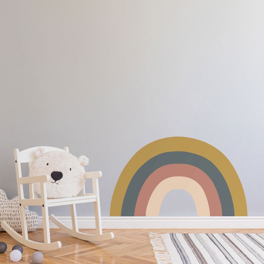 Pre-pasted non-woven wallpaper, decoration Rainbow, PLC008, Platinum Shapes, Decoprint