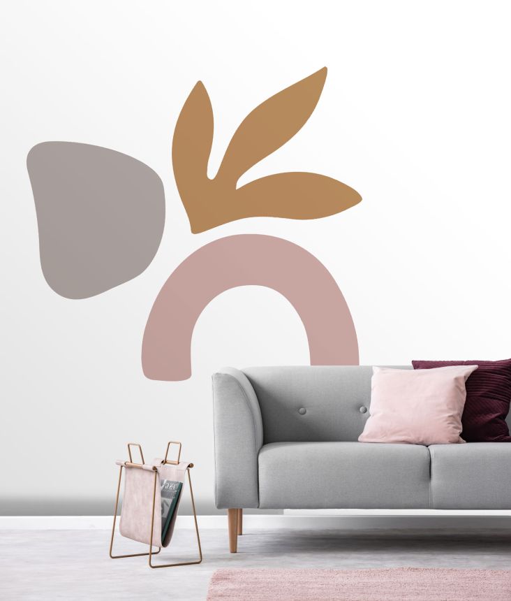 Pre-pasted non-woven variable wall decoration, PLC064, Platinum Shapes, Decoprint