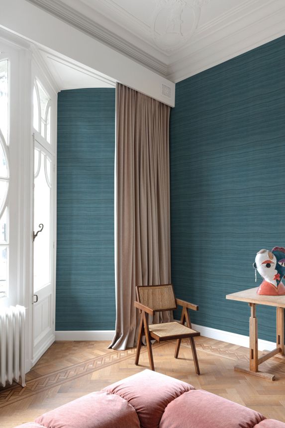 Blue-gold textured wallpaper CU1006, Cumaru, Grandeco