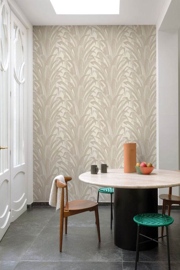 Wallpaper with leaves of grass, CU3003, Cumaru, Grandeco