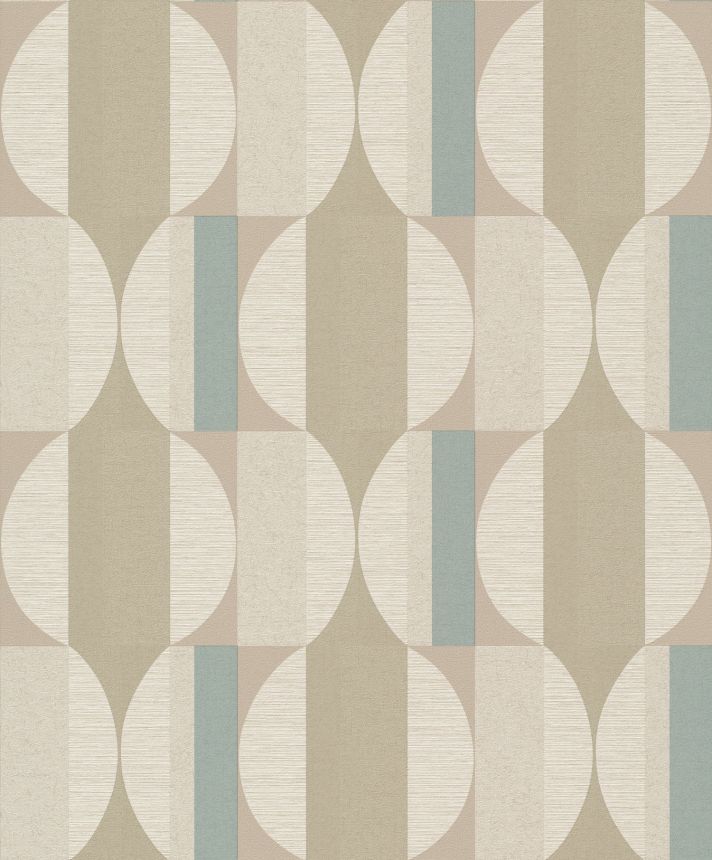 Geometric pattern wallpaper, CU3112, Cumaru, Grandeco