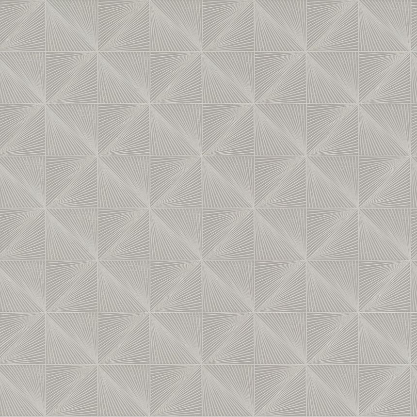 Gray geometric pattern wallpaper, CU3304, Cumaru, Grandeco