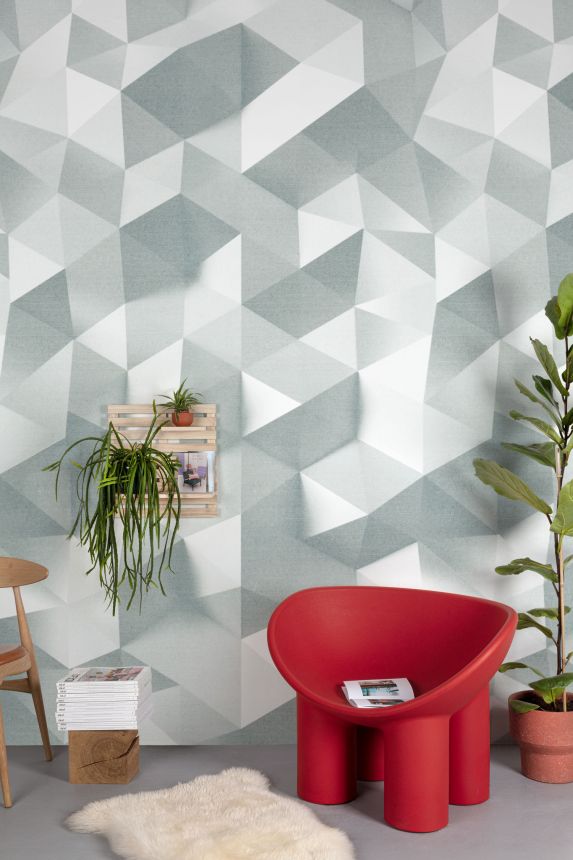 Geometric 3D wall mural, ML4601, Mural Young Edition, Grandeco